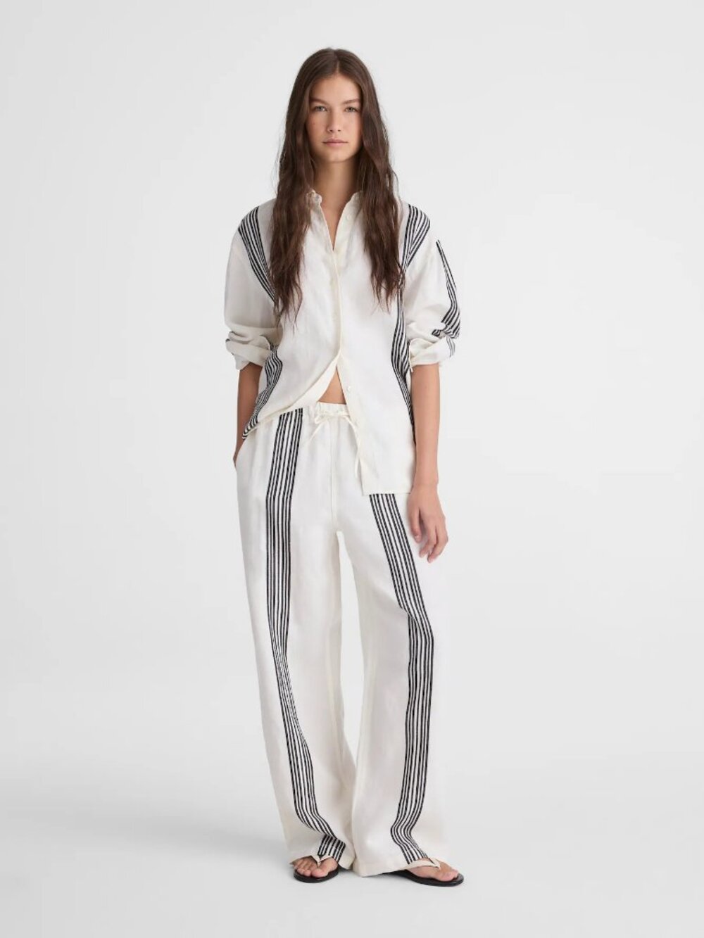 Madewell Bold Placement Stripe Black